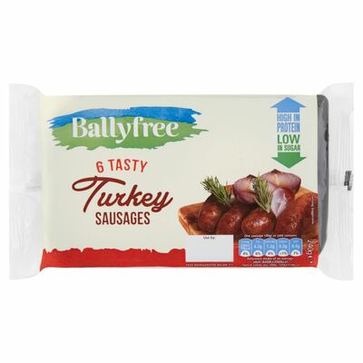 Ballyfree Turkey Sausages 6 Pack 240g