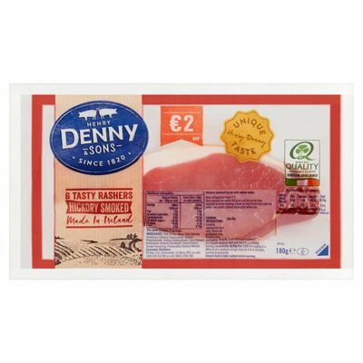 Denny Hickory Rashers 180g