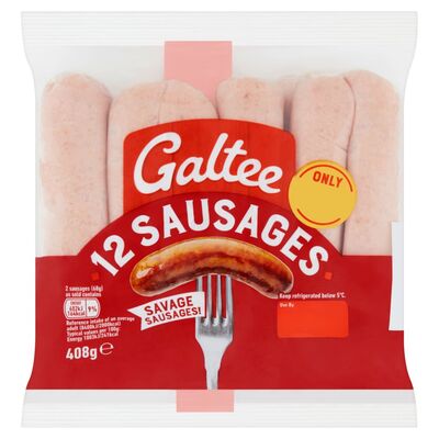 Galtee 12 Traditional Sausages 408g