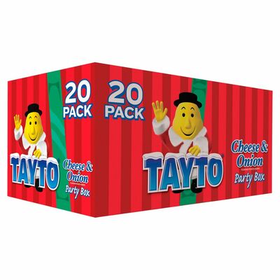 TAYTO CHEESE & ONION 18 X 25G