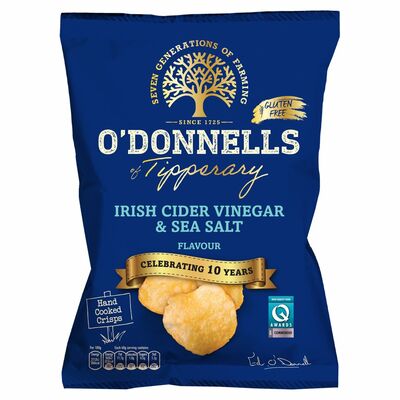 O'Donnells of Tipperary Salt & Vinegar Crisps 125g