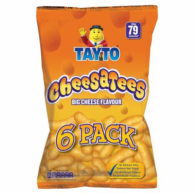 Tayto Cheesatees 6 Pack 102g