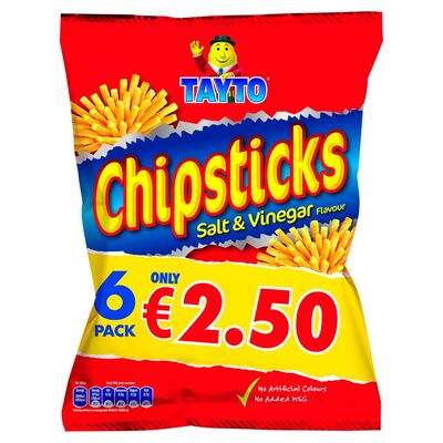 Tayto Chipsticks 6 Pack 168g