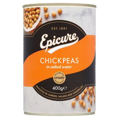 Epicure Chick Peas In Salted Water 400g