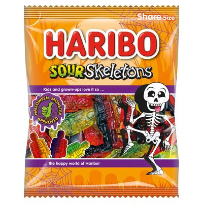 Haribo Sour Skeletons Bag 160g