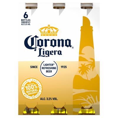 Corona Ligera Bottles Pack 6 x 330ml