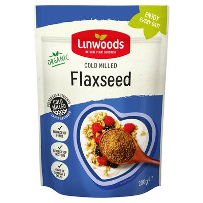 Linwood Organic Milled Flaxseed 200g