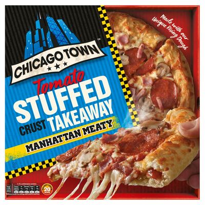 Chicago Town Manhattan Meaty Stuffed Crust Pizza 655g