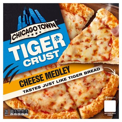 Chicago Town Cheese Medley Tiger Crust Pizza 305g