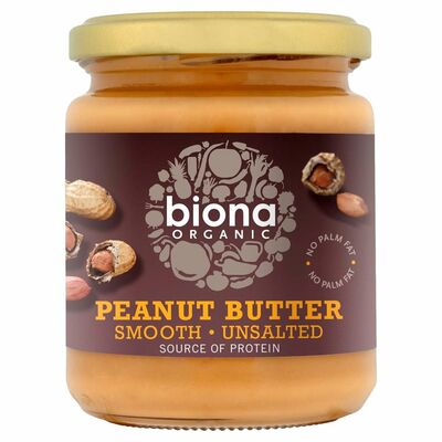Biona Organic Smooth Peanut Butter 250g