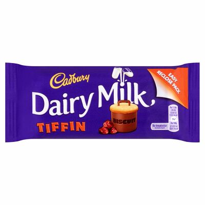 Cadbury Dairy Milk Tiffin Chocolate Bar 53g