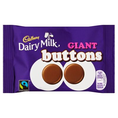 Cadbury Dairy Milk Giant Buttons Chocolate Bag 40g