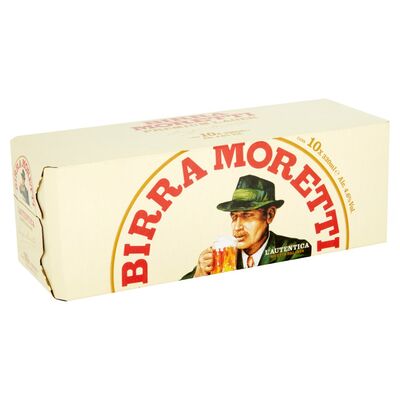 Birra Moretti Premium Lager Can Pack 10 x 330ml