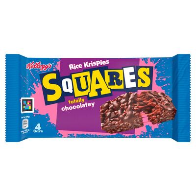 Kellogg's Rice Krispies Chocolate Squares 4 Pack 144g