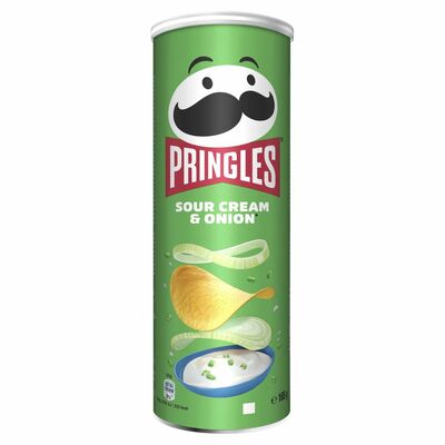 Pringles Sour Cream & Onion Crisps 165g