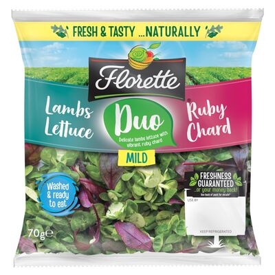 Florette Duo Lambs Lettuce & Ruby Chard Salad 70g