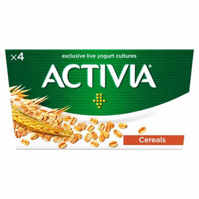 Danone Activia Fibre Cereals Yogurt 4 Pack 480g