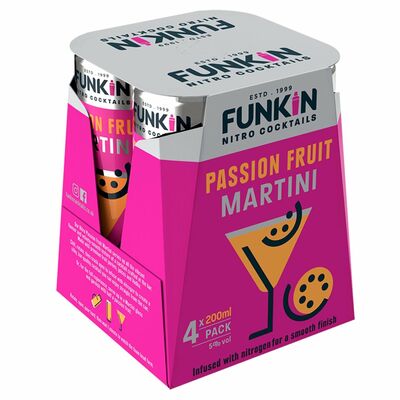 Funkin Passionfruit Martini Cocktail 4 x 2000ml
