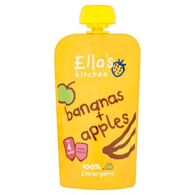Ella's Kitchen Bananas & Apples 4+ Months 120g