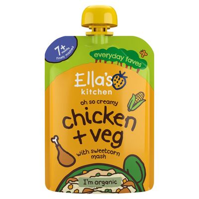 Ella's Kitchen Chicken & Veg With Sweetcorn 7+ Months 130g