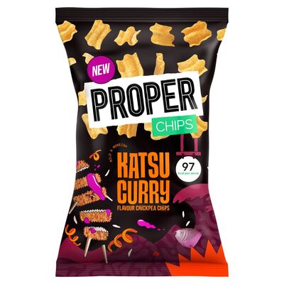 Properchips Katsu Curry Chickpea Chips 85g