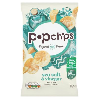 Popchips Salt & Vinegar Sharing Bag 85g