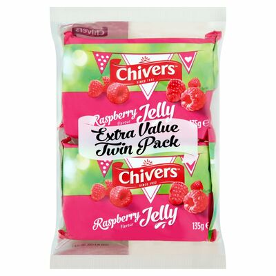 Chivers Raspberry Jelly Twin Pack 135g