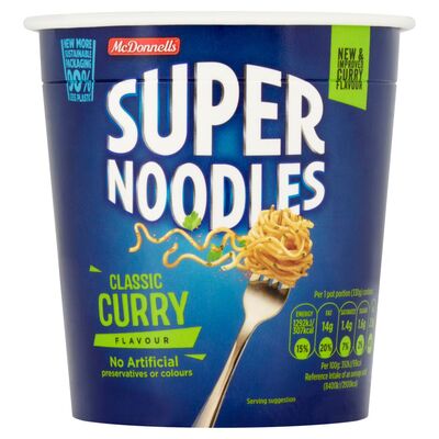 McDonnells Super Noodles Pot Classic Curry 65g