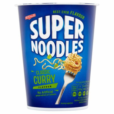 McDonnells Super Noodles Pot Classic Curry 65g