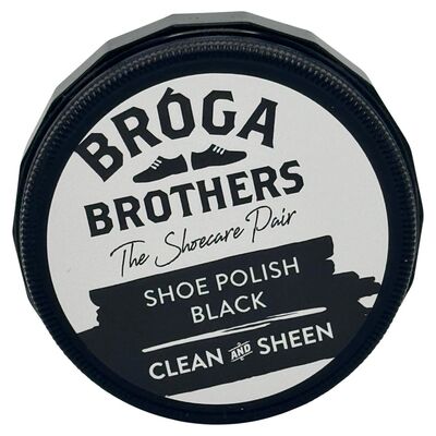 Broga Brothers Black Wax Shoe Polish 50g