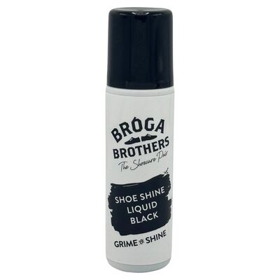 Broga Brothers Black Liquid Shoe Shine 75ml