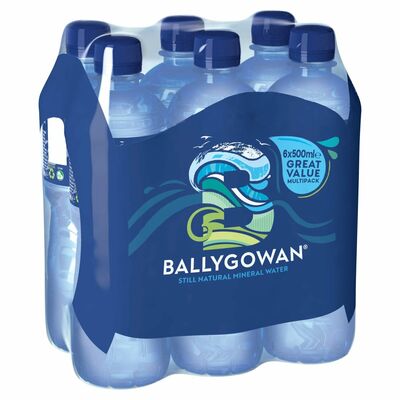 Ballygowan Still Mineral Water 6 Pack 500ml