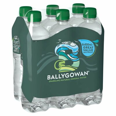 Ballygowan Sparkling Mineral Water 6 Pack 500ml
