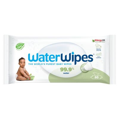 WaterWipes Textured Clean Baby Wipes 60pce