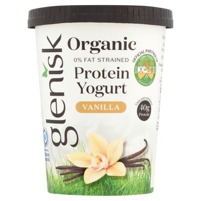 Glenisk Organic High Protein Yogurt Vanilla 450g
