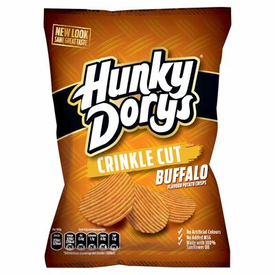 Tayto Hunky Dorys Crinkle Cut Buffalo Crisps 135g