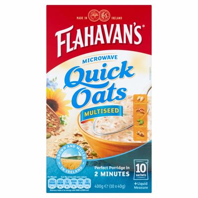 Flahavan's Multiseed Quick Oats Sachets 400g