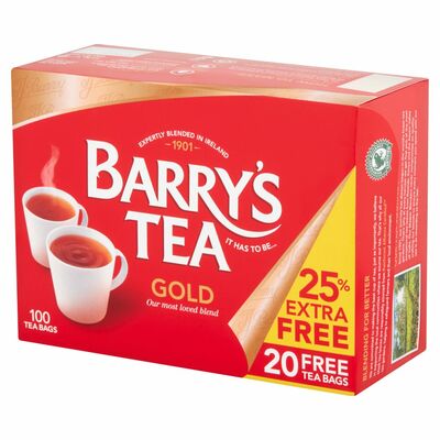 Barry's Gold Blend Tea 25% Extra Free 250g