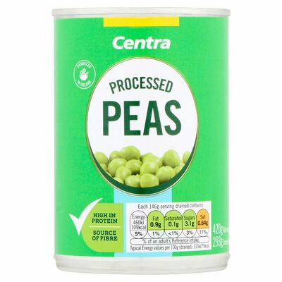 Centra Processed Peas 420g