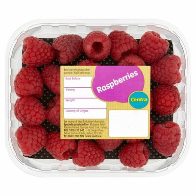 CENTRA RASPBERRY PUNNET 125G