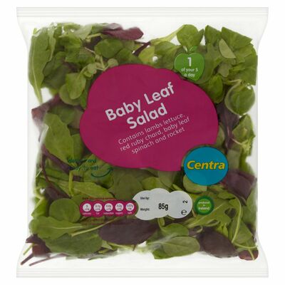 CENTRA BABY LEAF SALAD BAG 85G