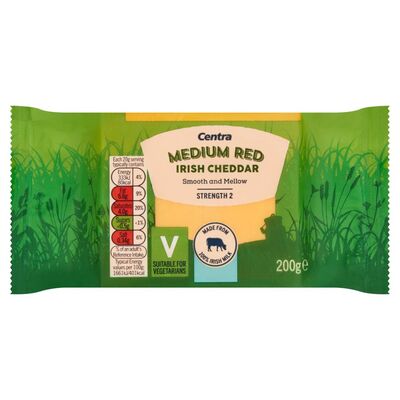 Centra Cheddar Cheese Red 200g