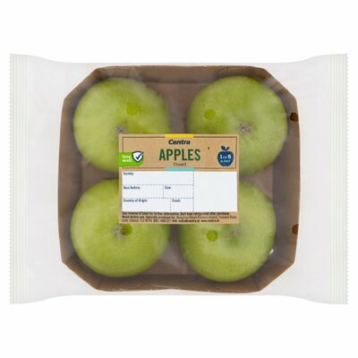 CENTRA GRANNY SMITH APPLE TRAY 4PCE