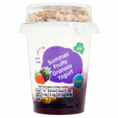 Centra Yogurt With Granola Summerfruit 165g