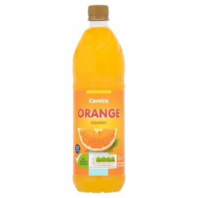 CENTRA NO ADDED SUGAR ORANGE SQUASH 1LTR