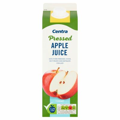 Centra Pressed Apple Juice Not From Concentrate 1ltr