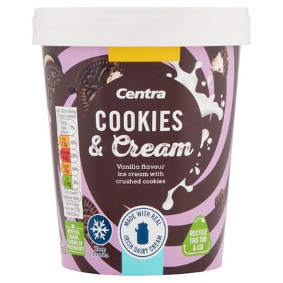 Centra Tub Cookies & Cream Ice Cream 500ml