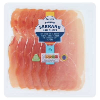 Centra Fresh Pack Serrano Ham 100g