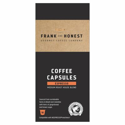 Frank & Honest Espresso Coffee Capsules 58g