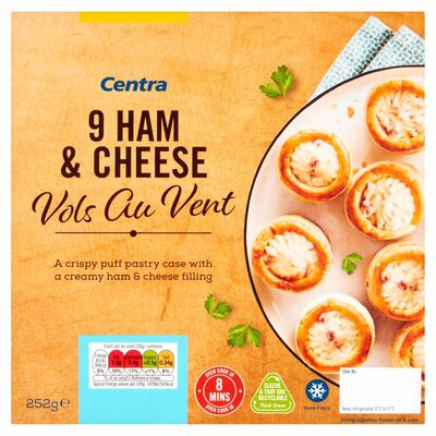 Centra Ham & Cheese Vols Au Vent 252g